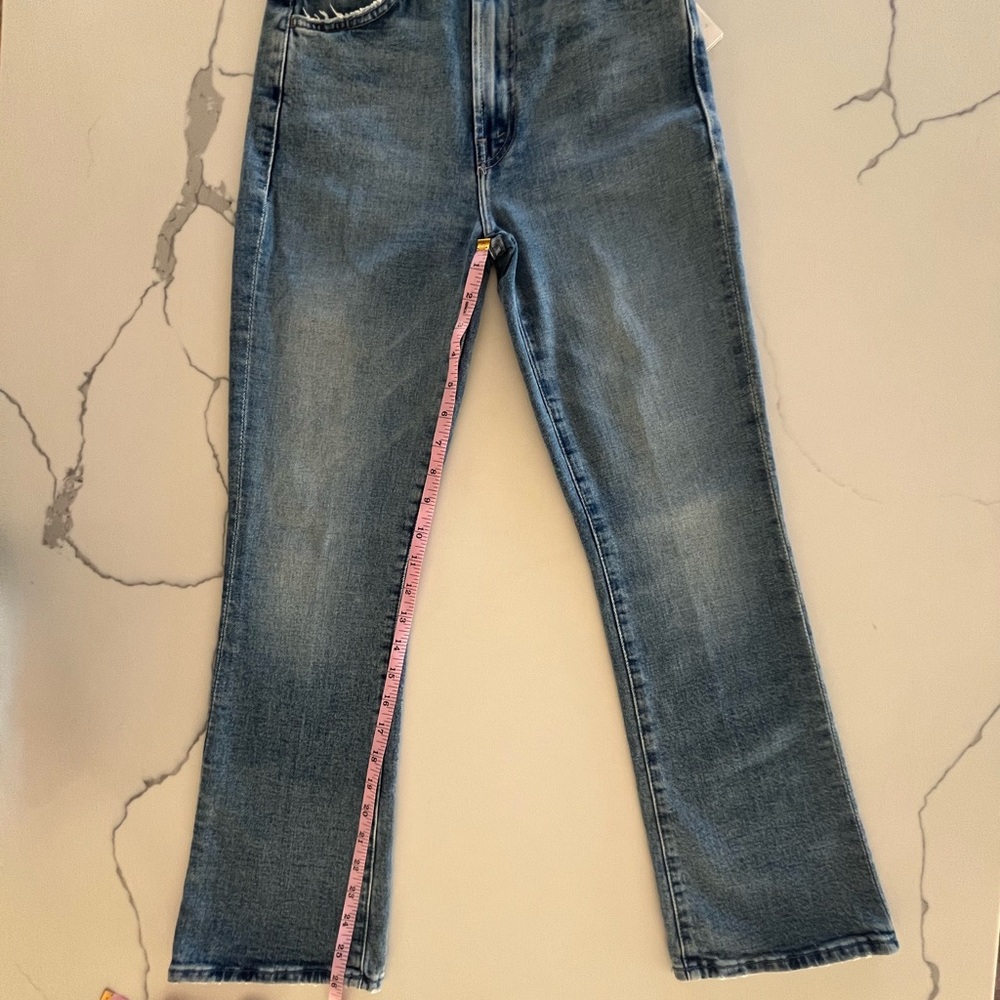 MOTHER Jeans - The Hustler Ankle - Cropped Flare Leg in Scenic Route - Size 25 - Picture 11 of 12